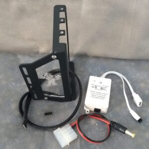 Suporte de VGA/Placa de Vídeo vertical 3 PCI personalizado + KIT RGB