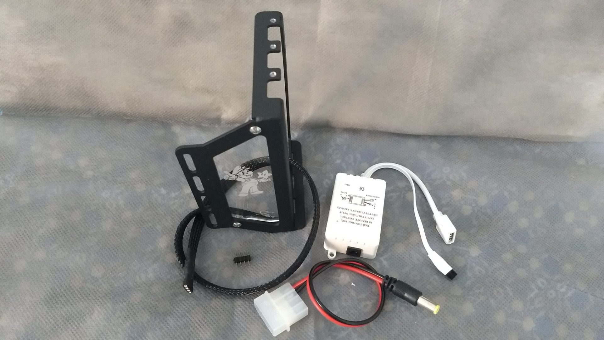 Suporte de VGA/Placa de Vídeo vertical 3 PCI personalizado + KIT RGB