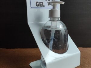 Suporte de mesa para álcool em Gel