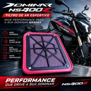 Filtro AirFlow Bajaj Dominar NS400Z Esportivo